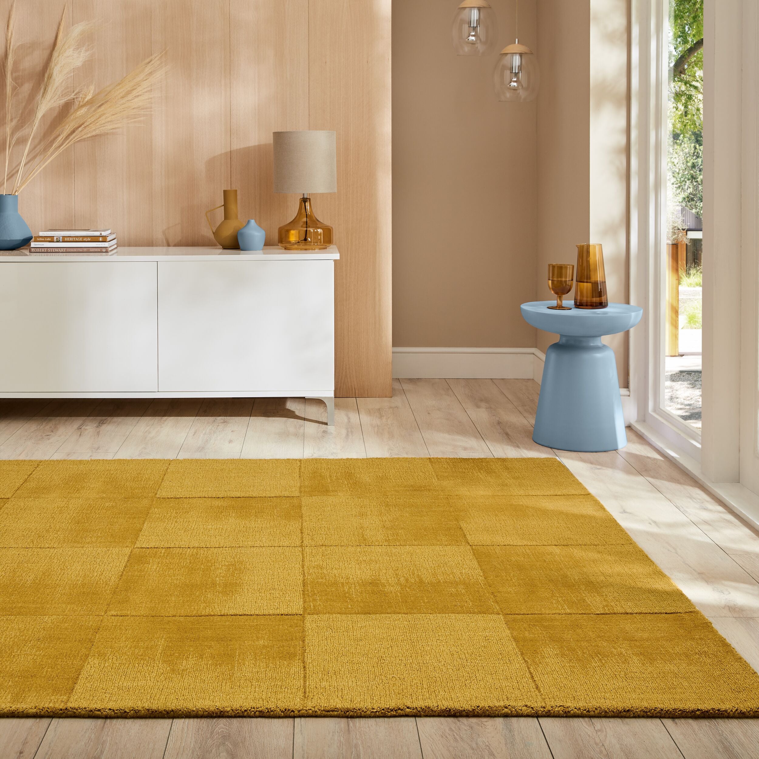 Alfombra moderna de lana CARVO para salón