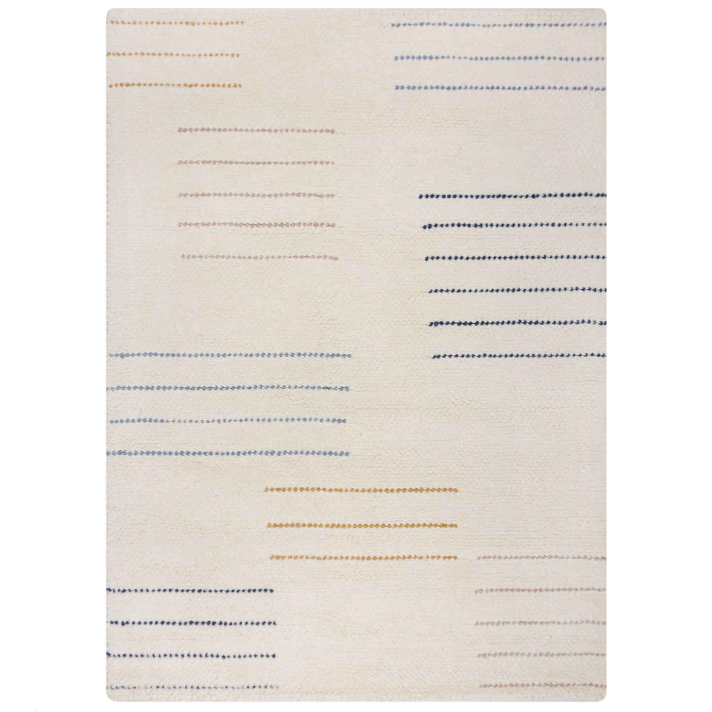 Tapis de salon pure laine KOOKY