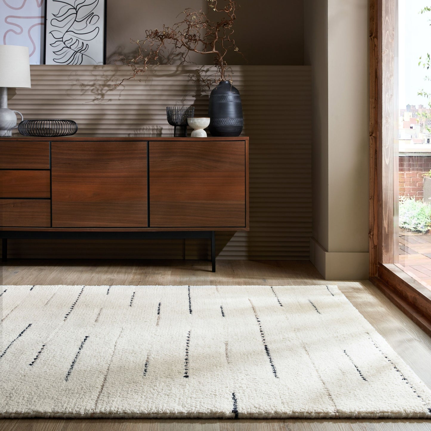 Tapis de salon pure laine KOOKY