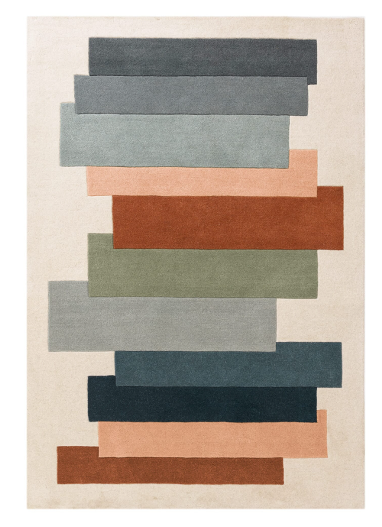 Tapis tufté main en laine DRIFT