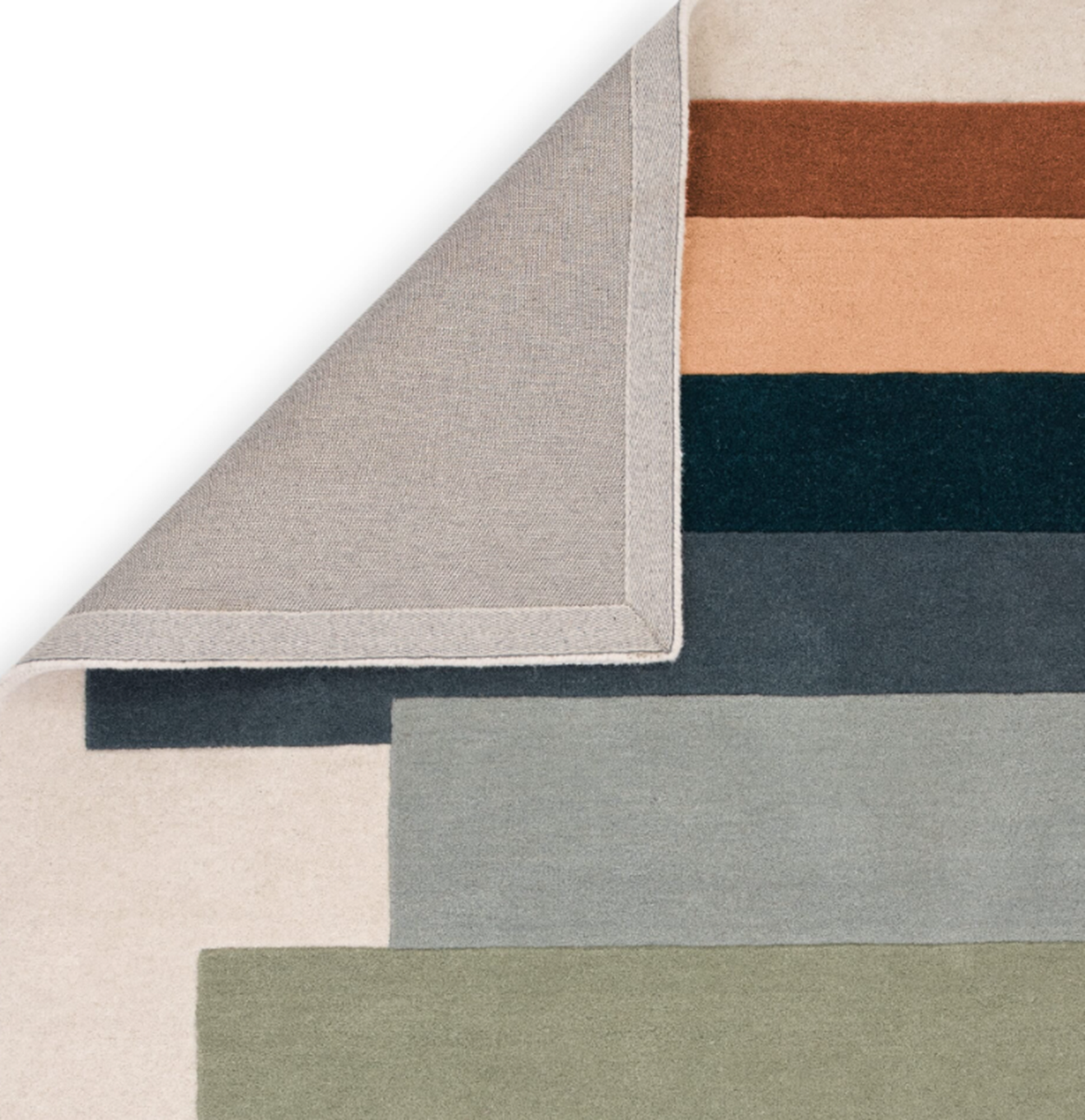 Tapis tufté main en laine DRIFT