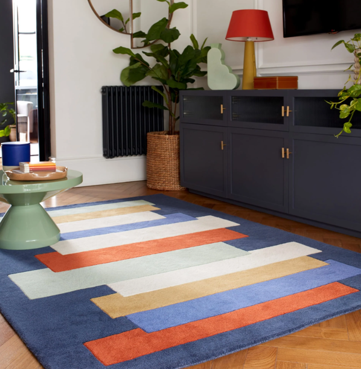 Tapis tufté main en laine DRIFT