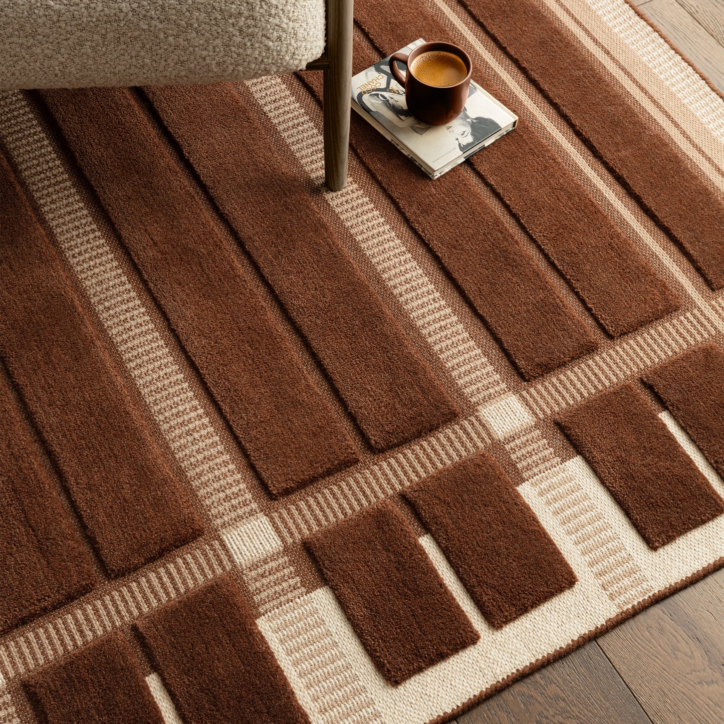 Tapis de salon et chambre en laine TALE