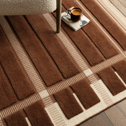 Tapis de salon et chambre en laine TALE