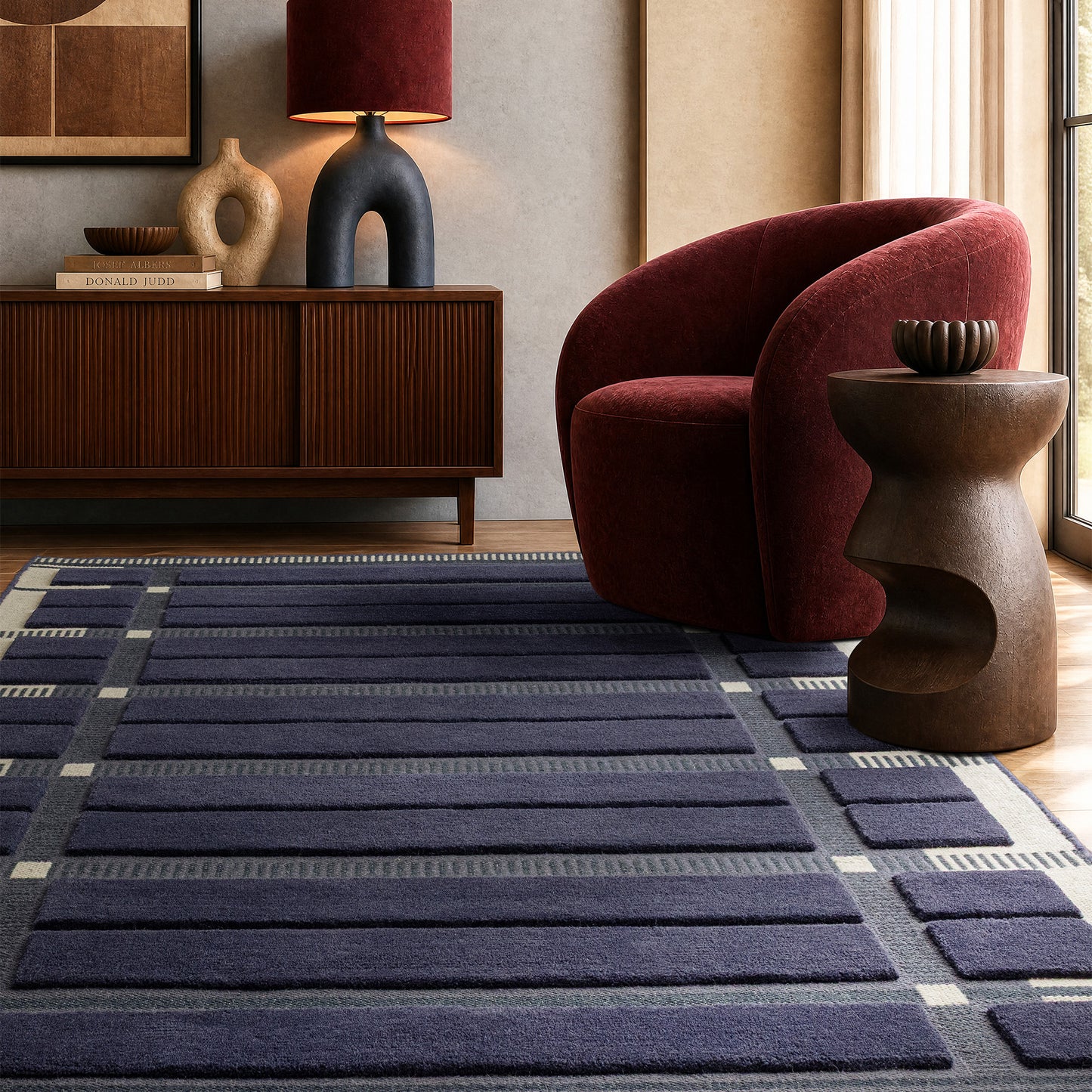 Tapis de salon et chambre en laine TALE