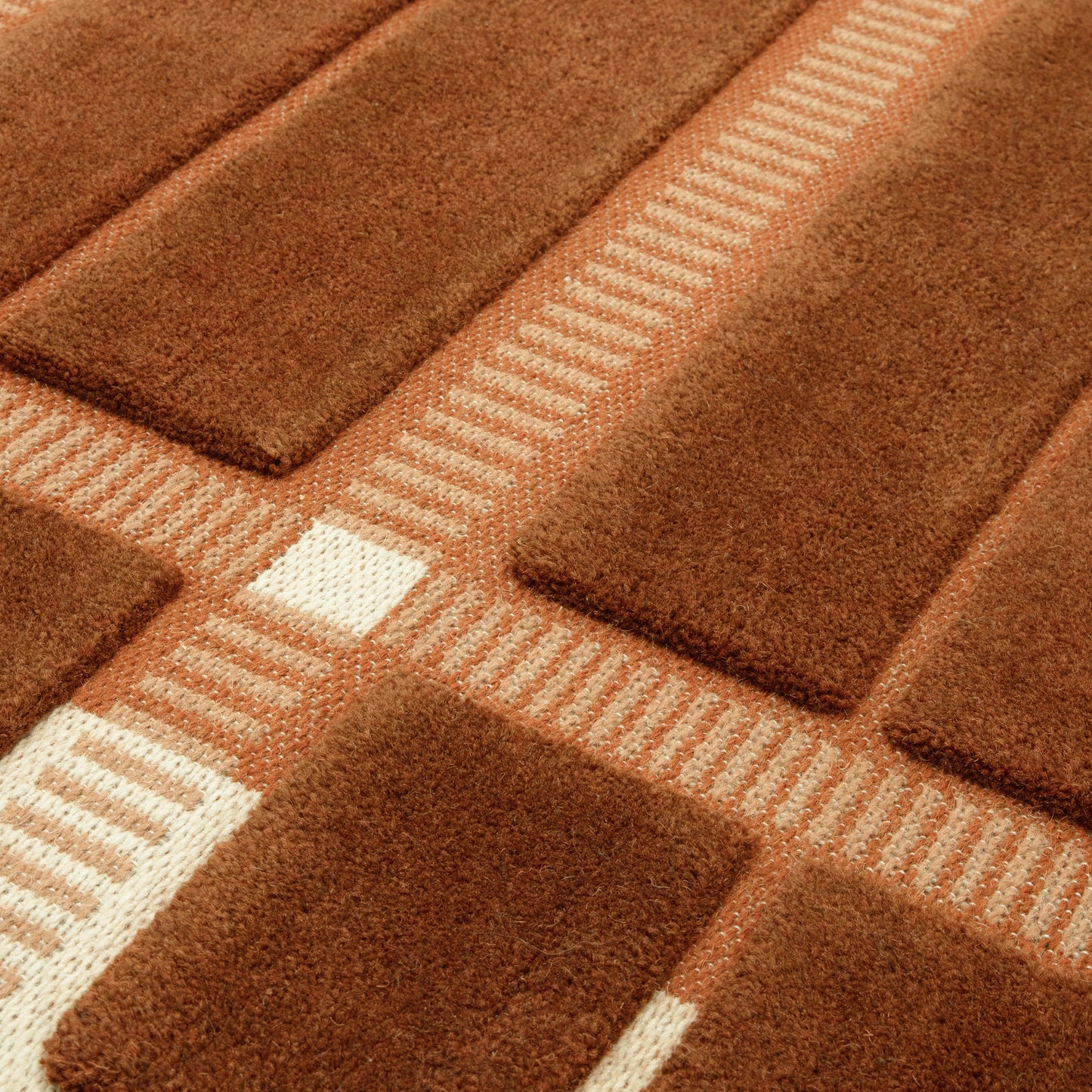Tapis de salon et chambre en laine TALE