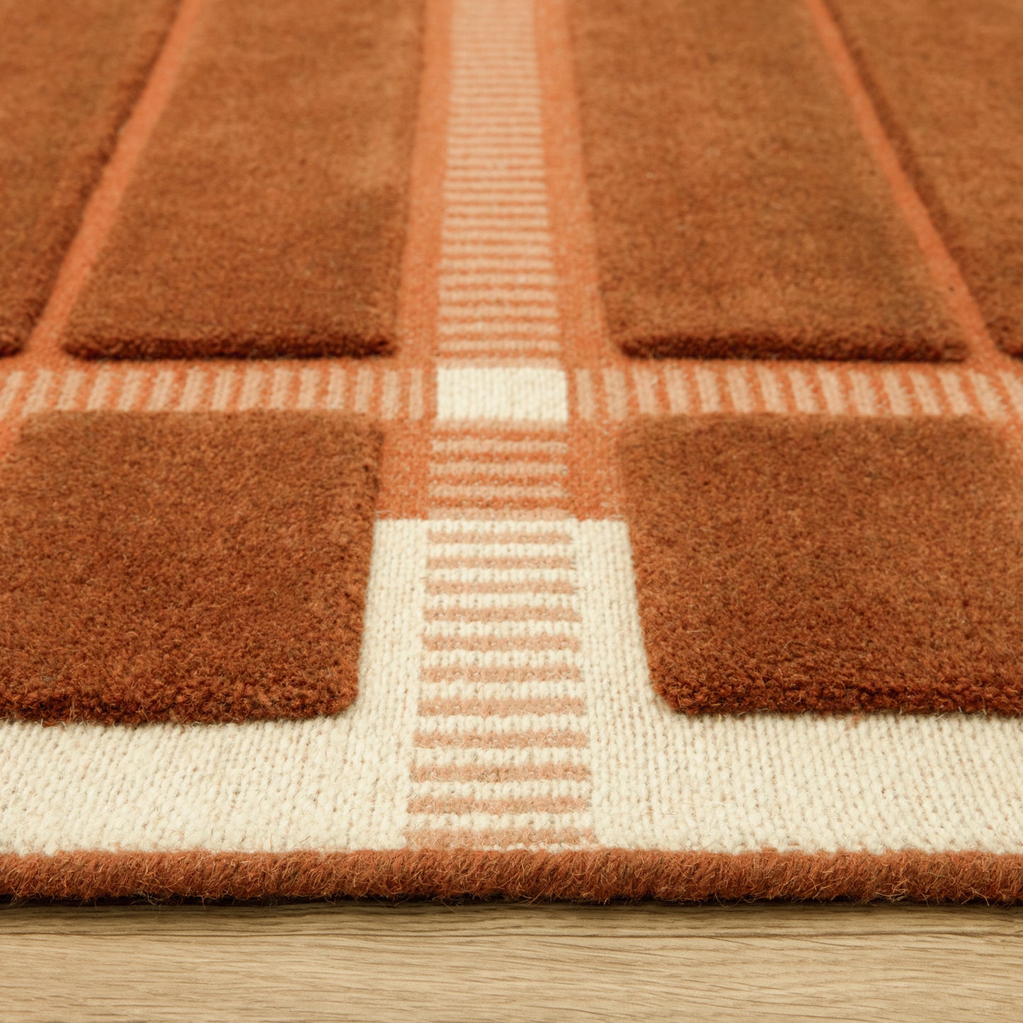Tapis de salon et chambre en laine TALE