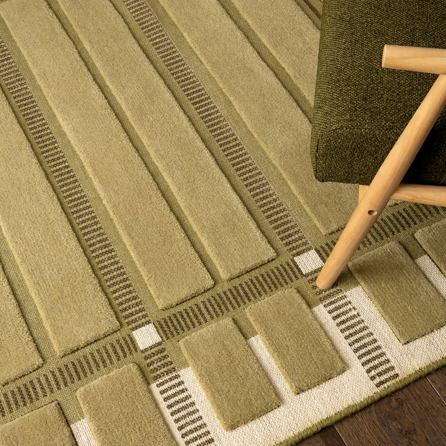 Tapis de salon et chambre en laine TALE
