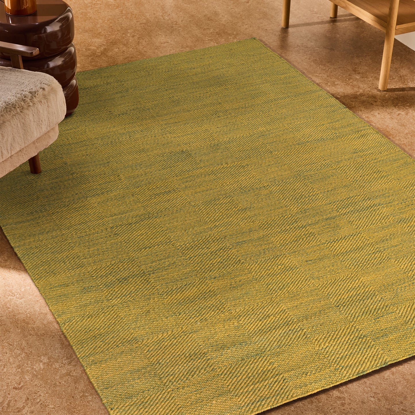 Tapis de salon et chambre en laine FERRIC