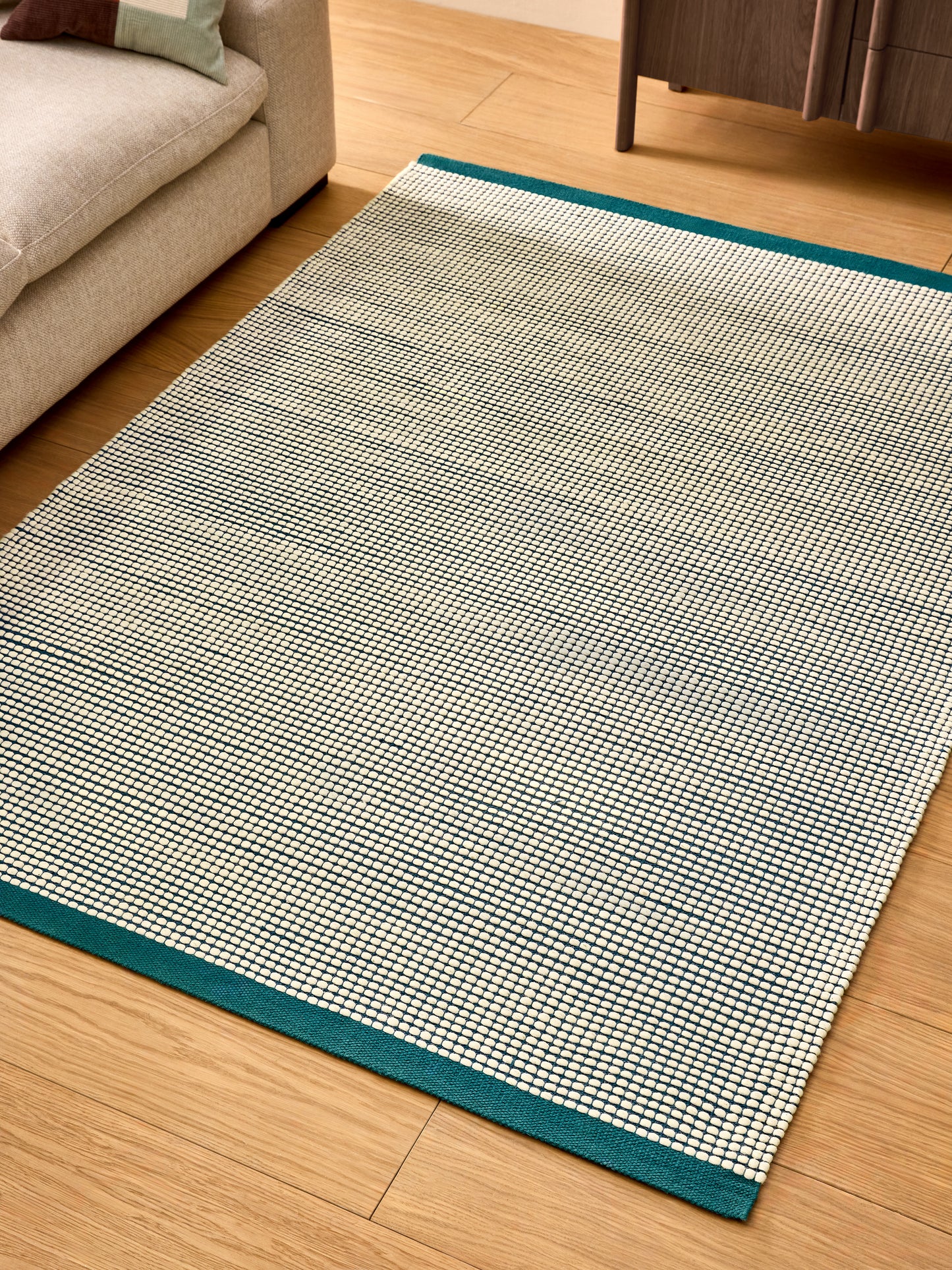 Tapis de salon et chambre en laine FLUB