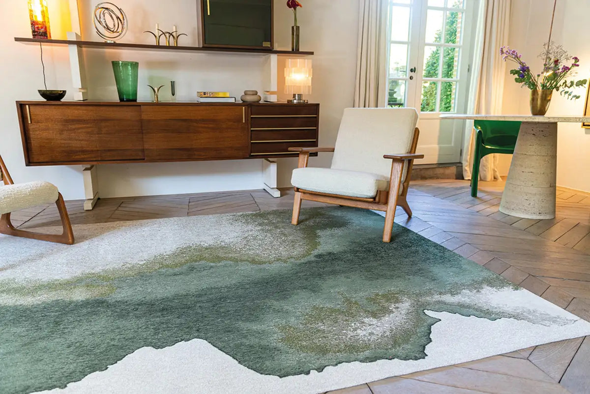 Tapis de salon et chambre tissé plat LAGOON