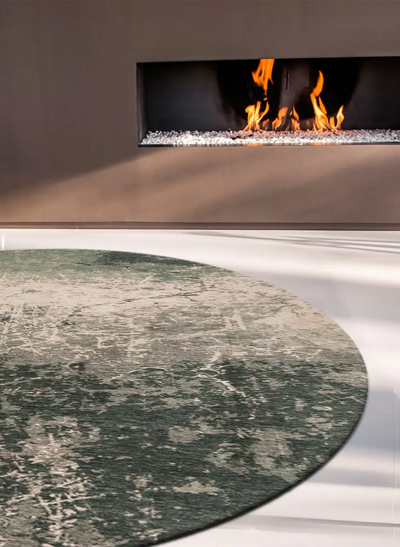Tapis tissé plat moderne CRACKS