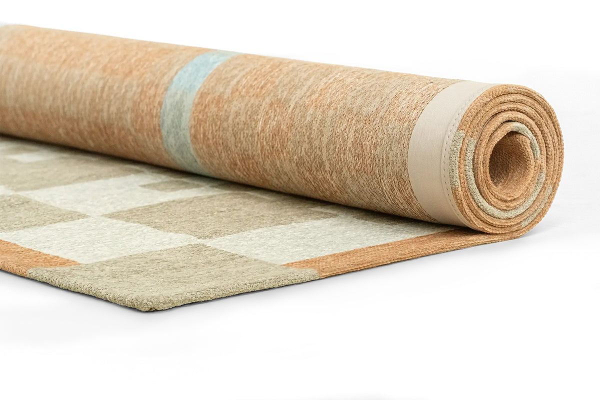 Tapis tissé plat moderne CHECKMATE