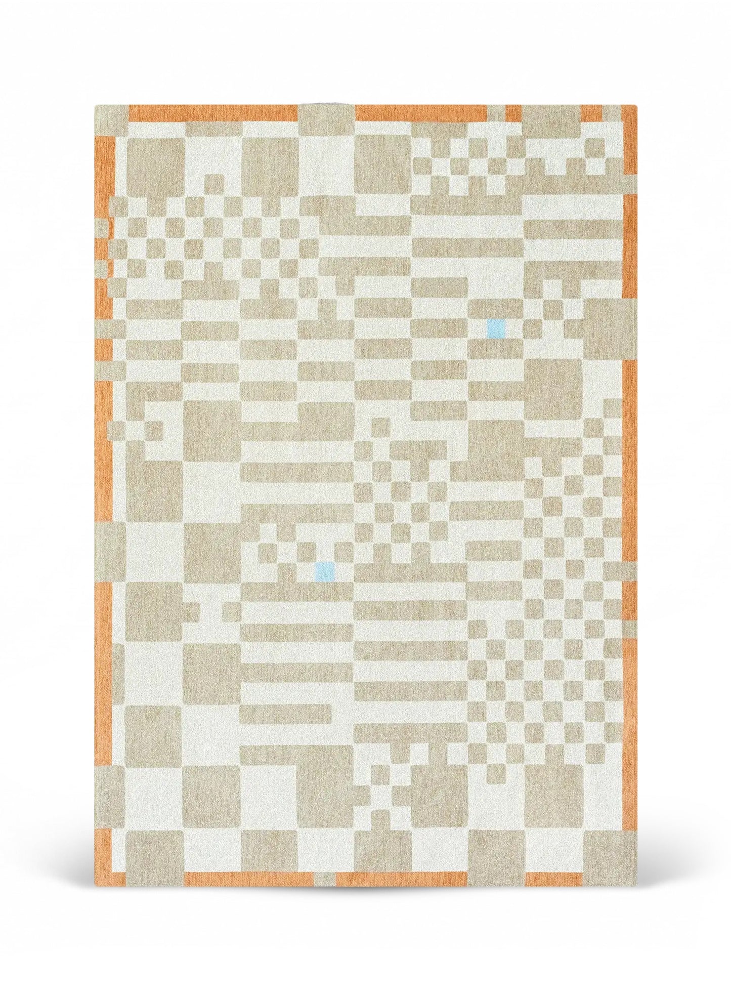 Tapis tissé plat moderne CHECKMATE