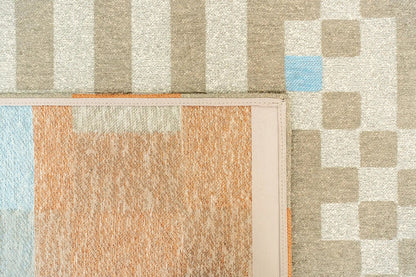 Tapis tissé plat moderne CHECKMATE