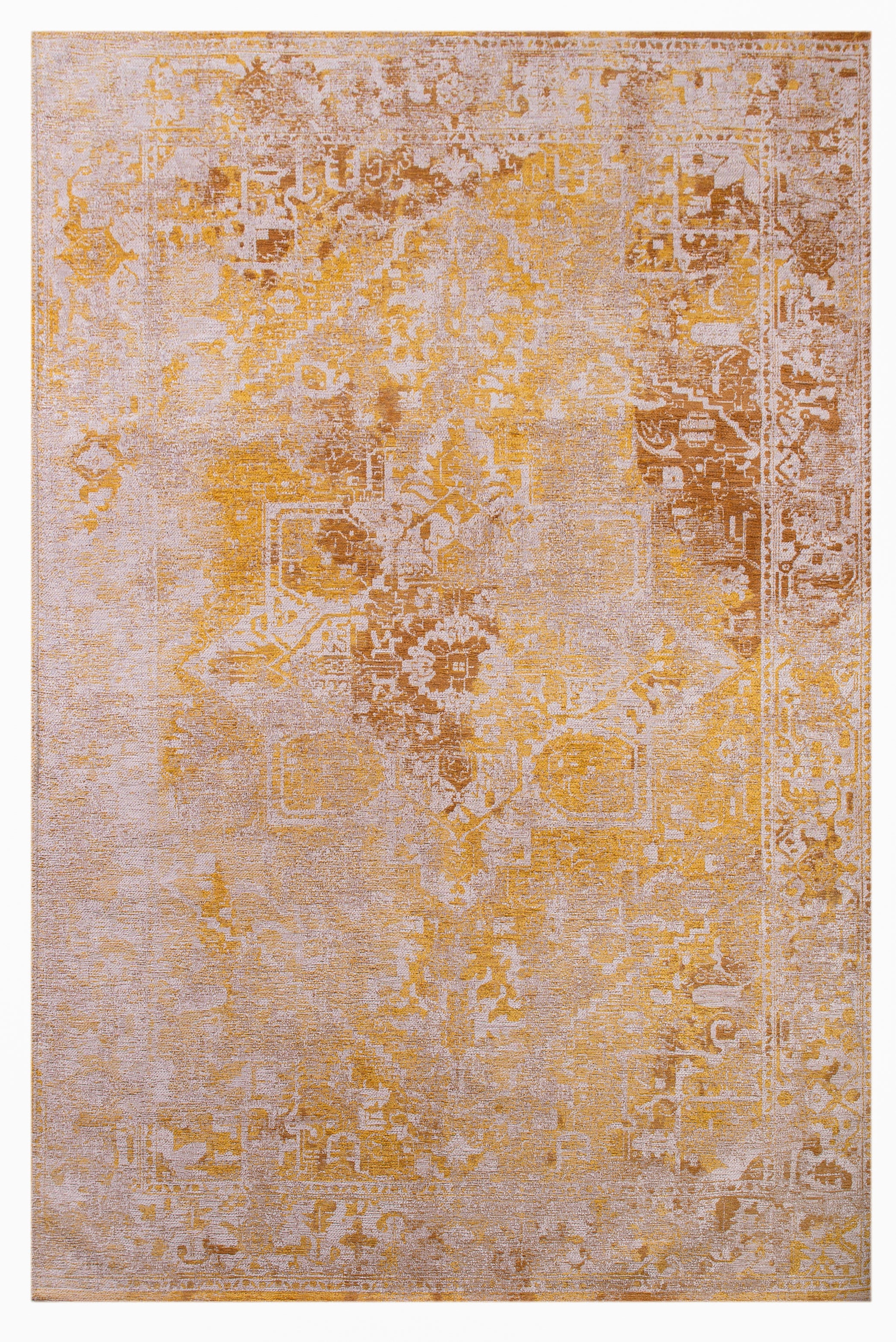Tapis de salon moderne tissé plat CROWN