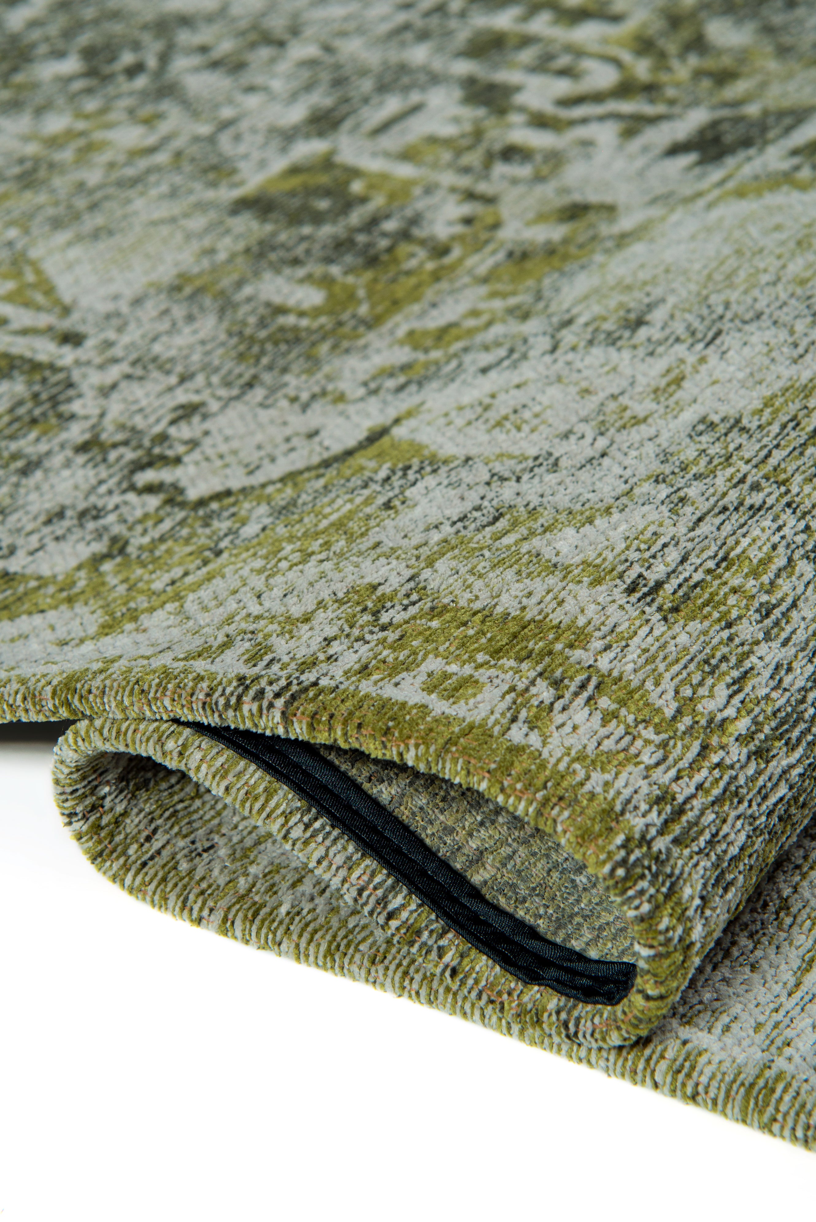 Tapis de salon moderne tissé plat CROWN