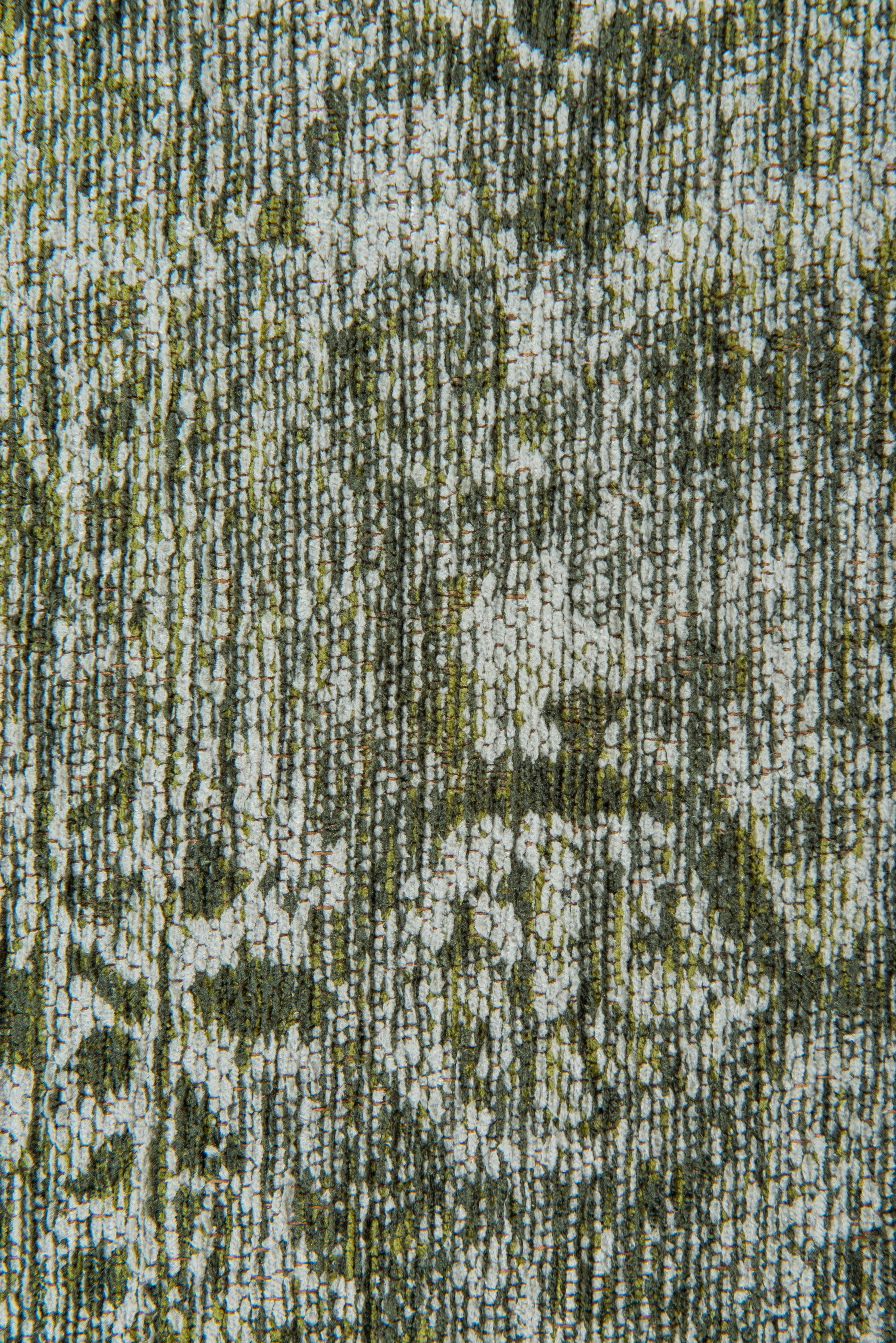 Tapis de salon moderne tissé plat CROWN