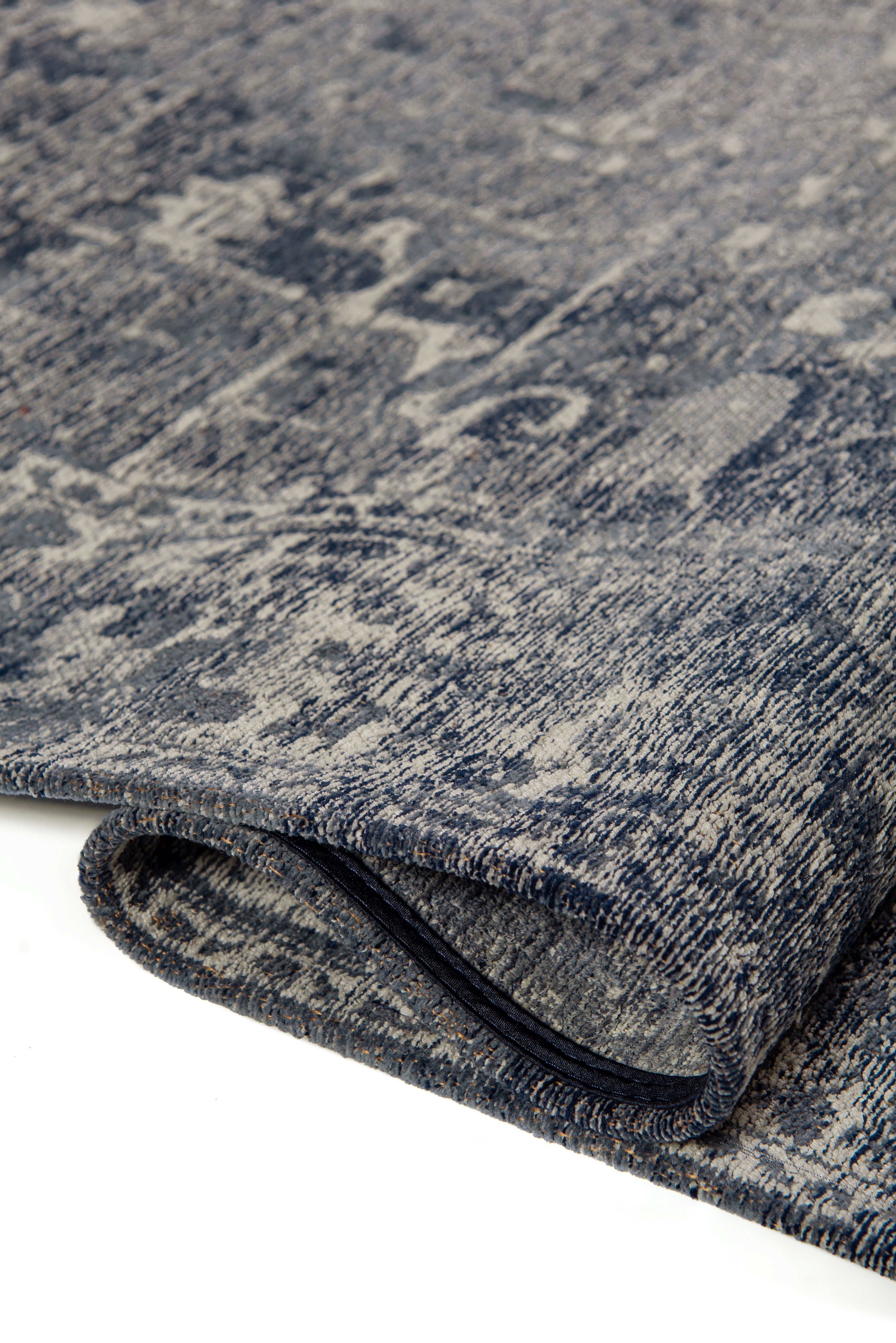 Tapis de salon moderne tissé plat CROWN