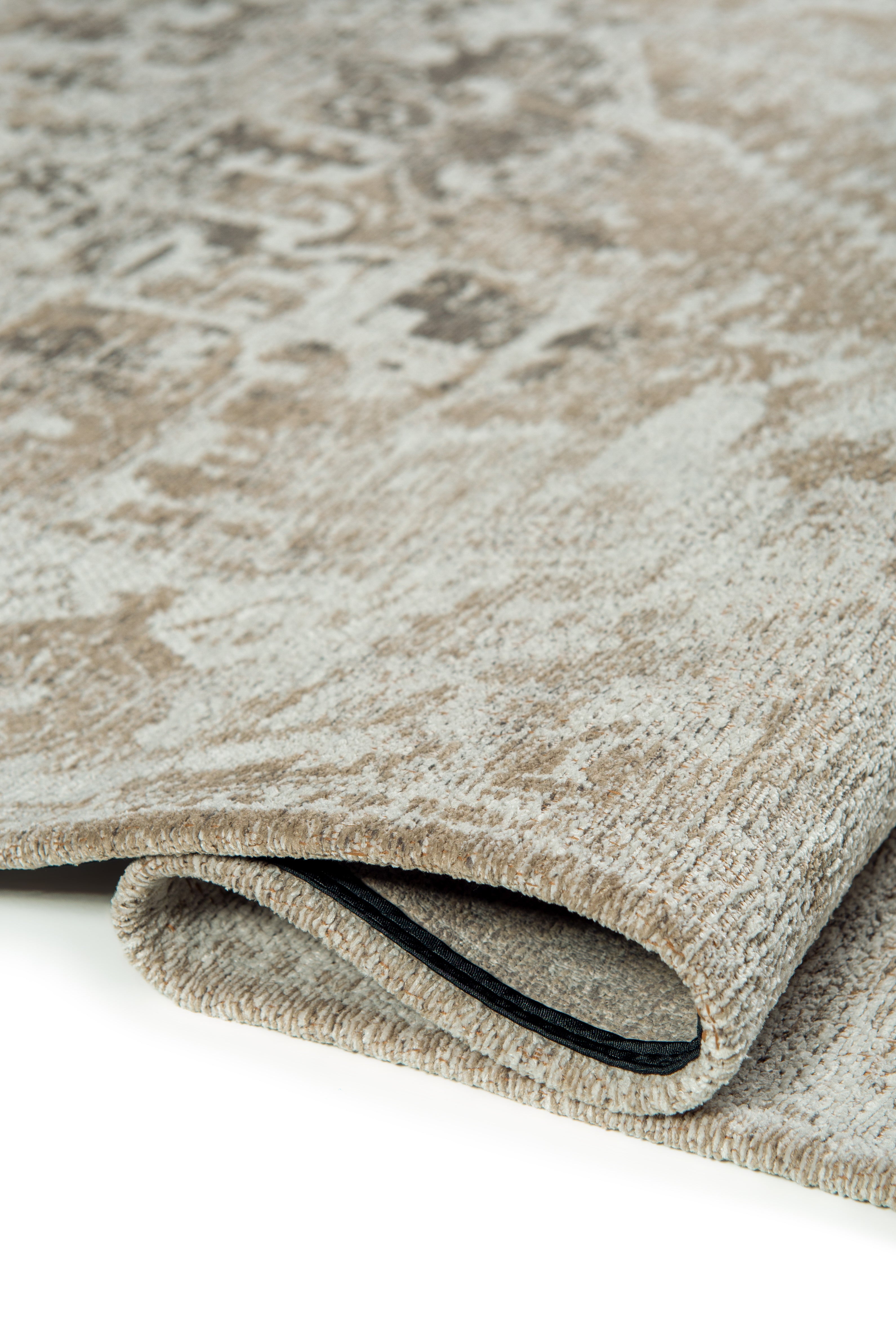 Tapis de salon moderne tissé plat CROWN