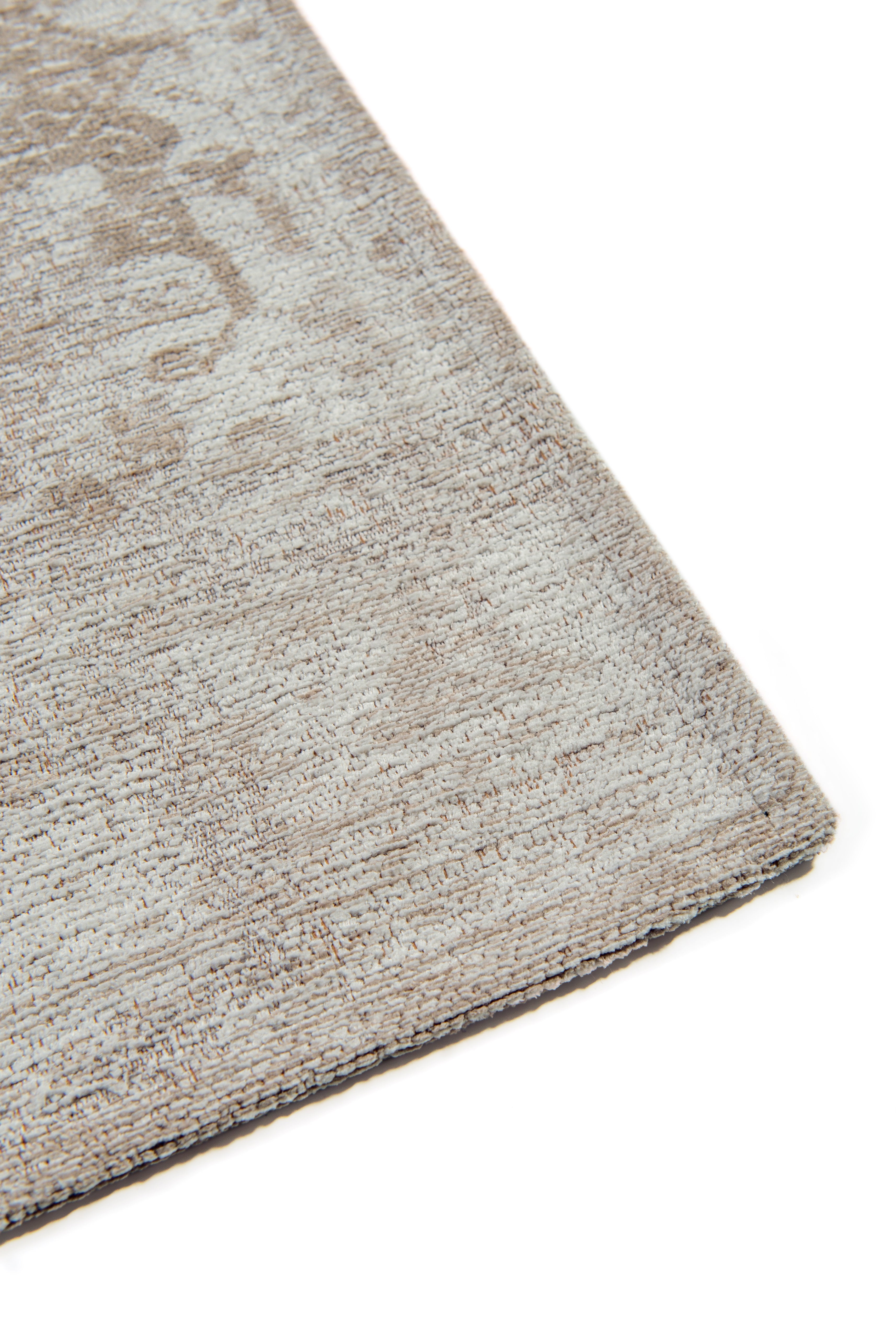 Tapis de salon moderne tissé plat CROWN