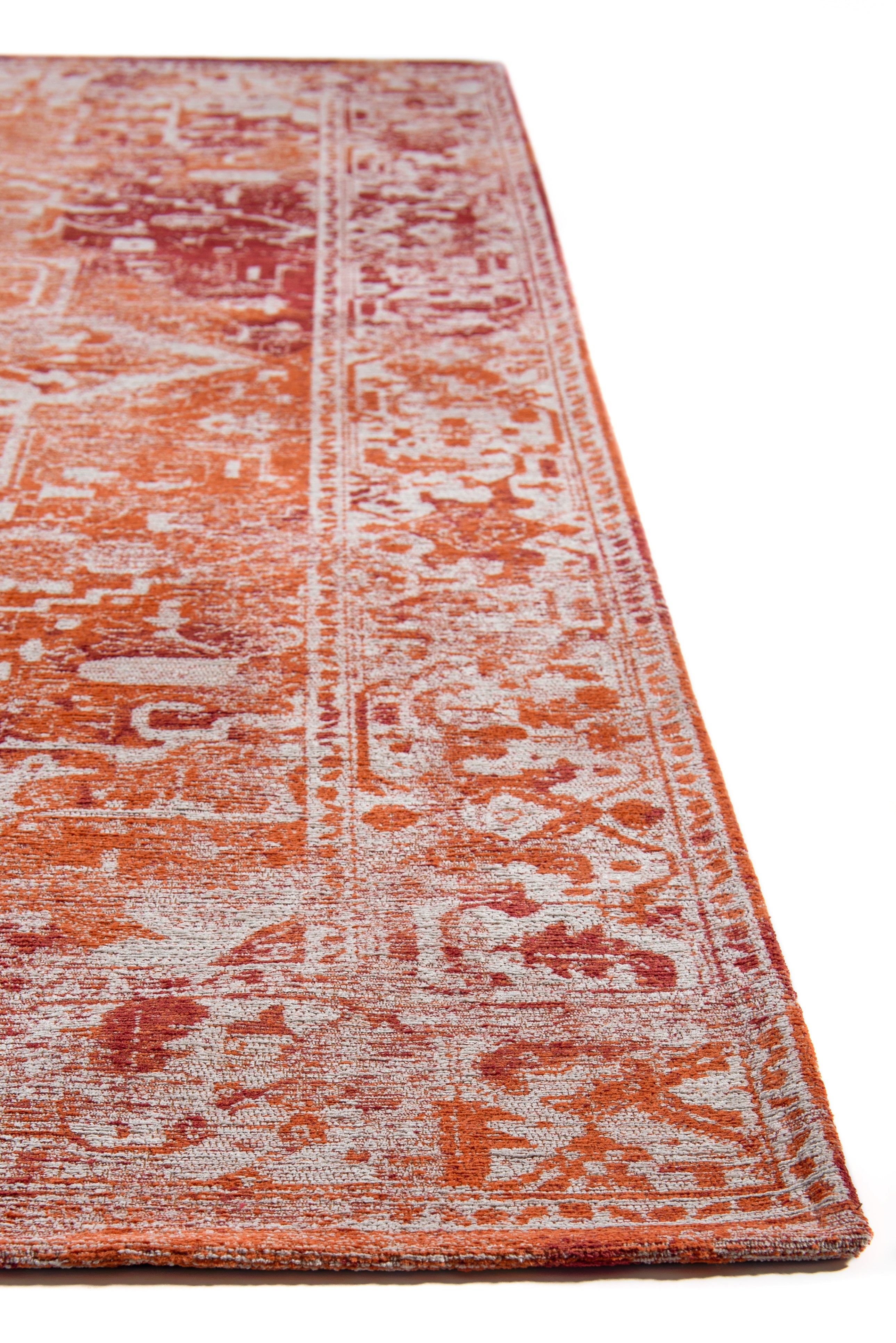 Tapis de salon moderne tissé plat CROWN