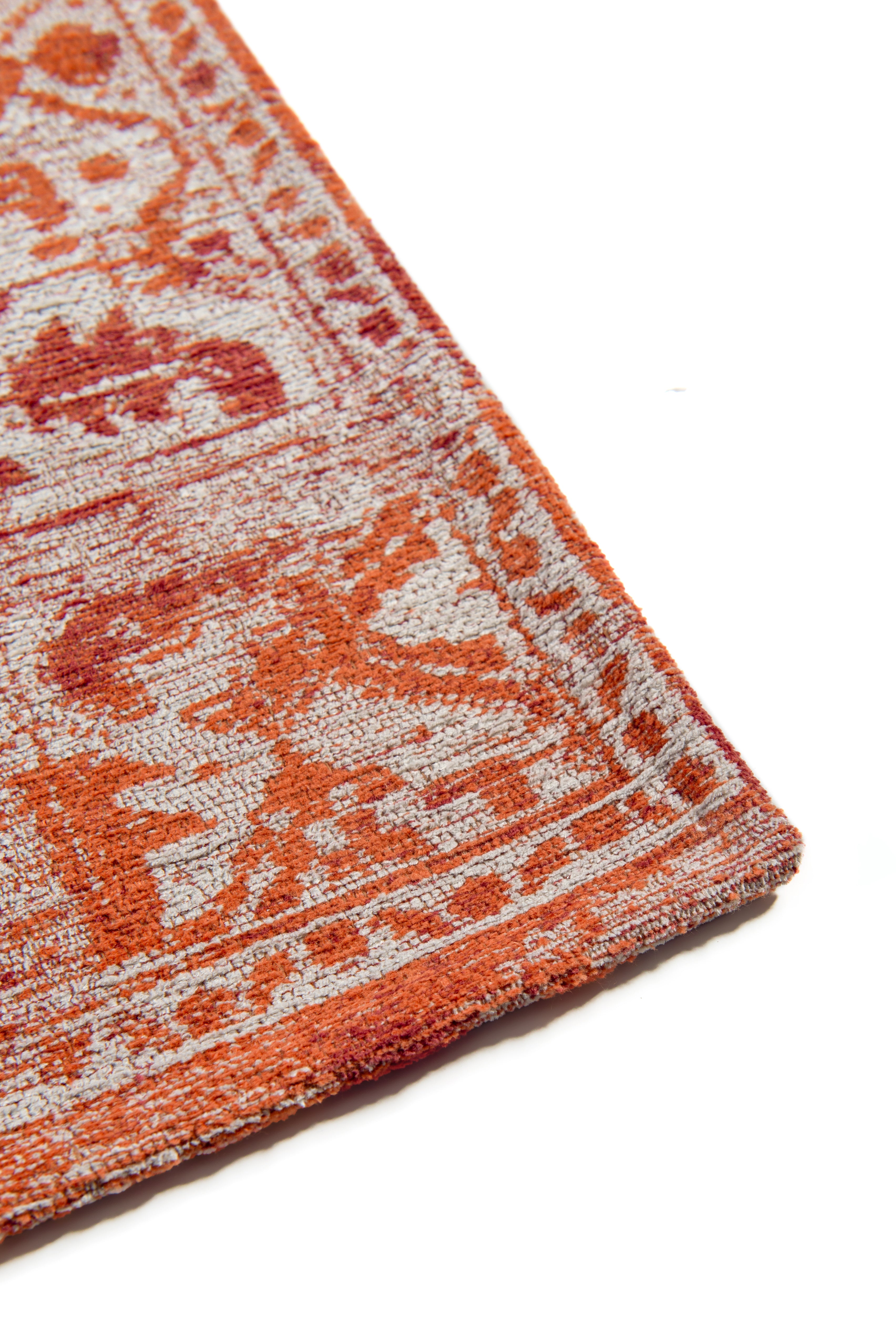 Tapis de salon moderne tissé plat CROWN