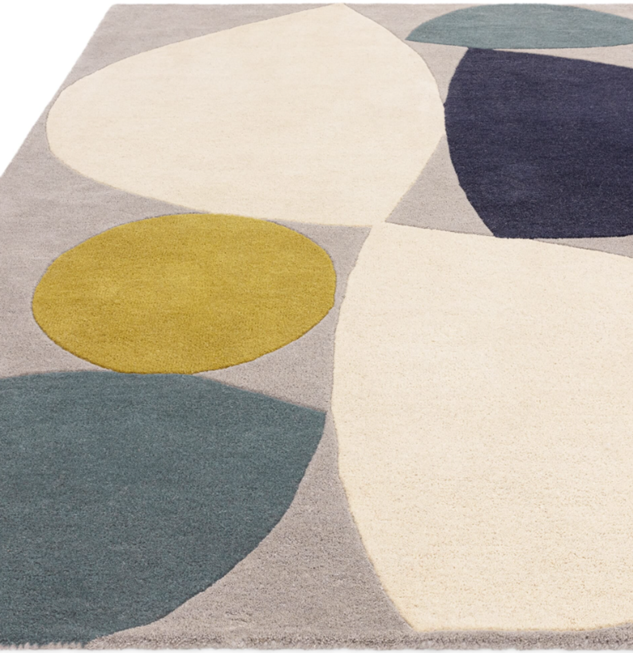 Tapis tufté main en laine HORIZON