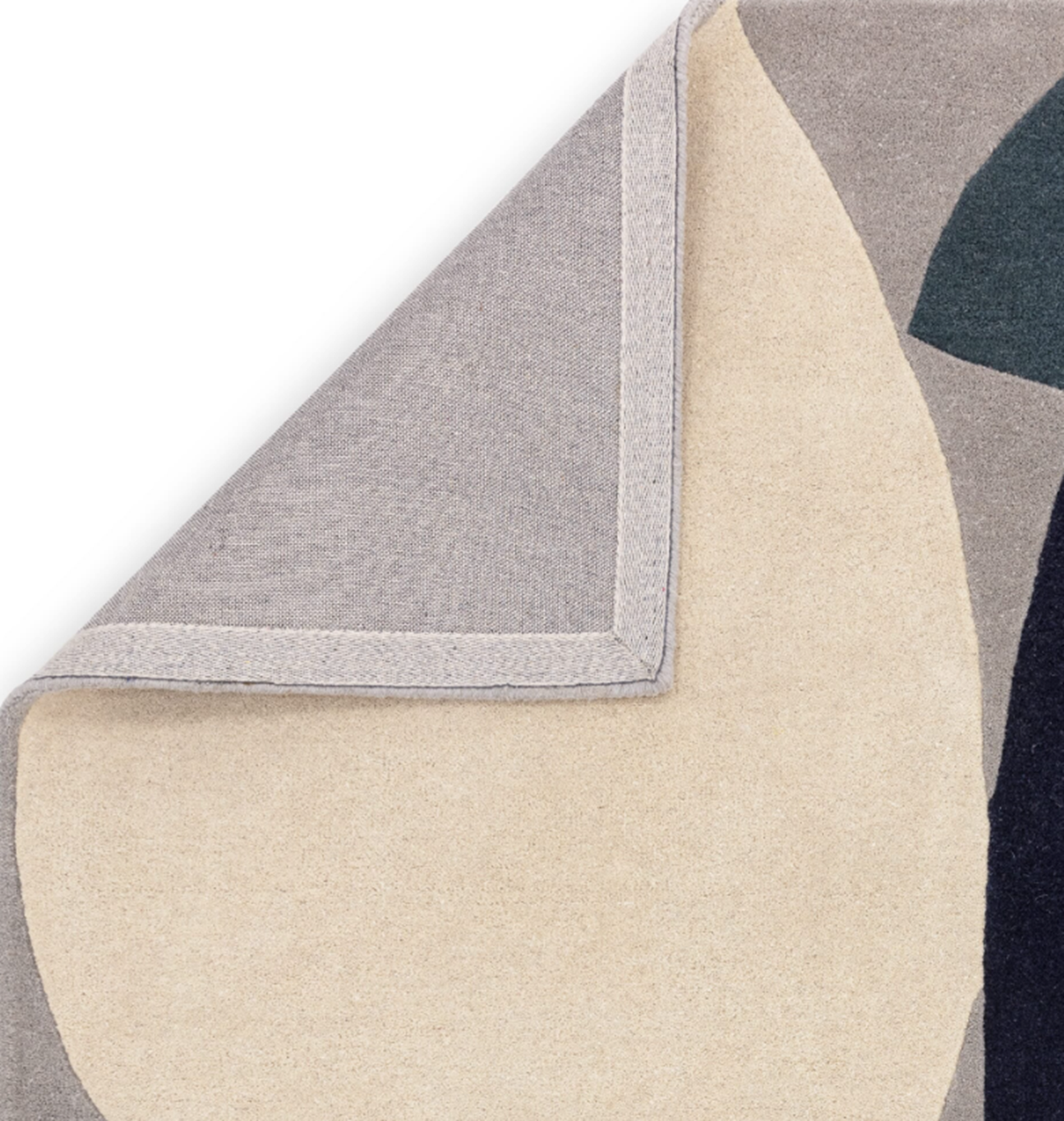 Tapis tufté main en laine HORIZON