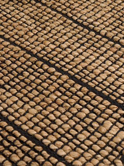 Tapis de salon et chambre en jute BANDY