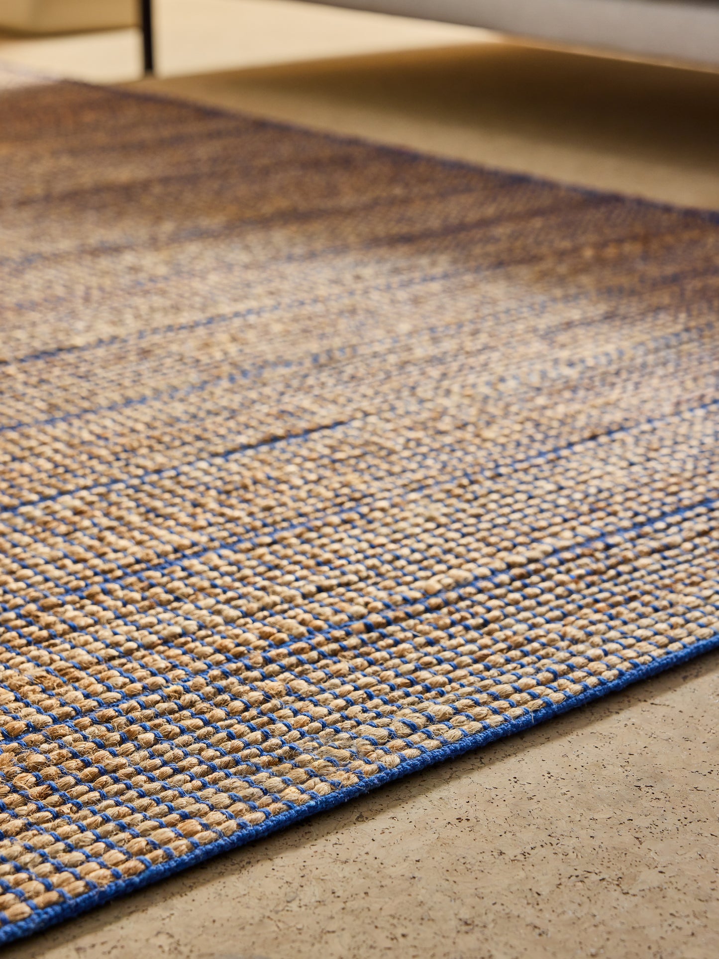 Tapis de salon et chambre en jute BANDY