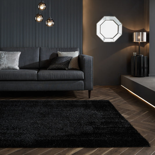 Tapis de salon moderne shaggy MERINO
