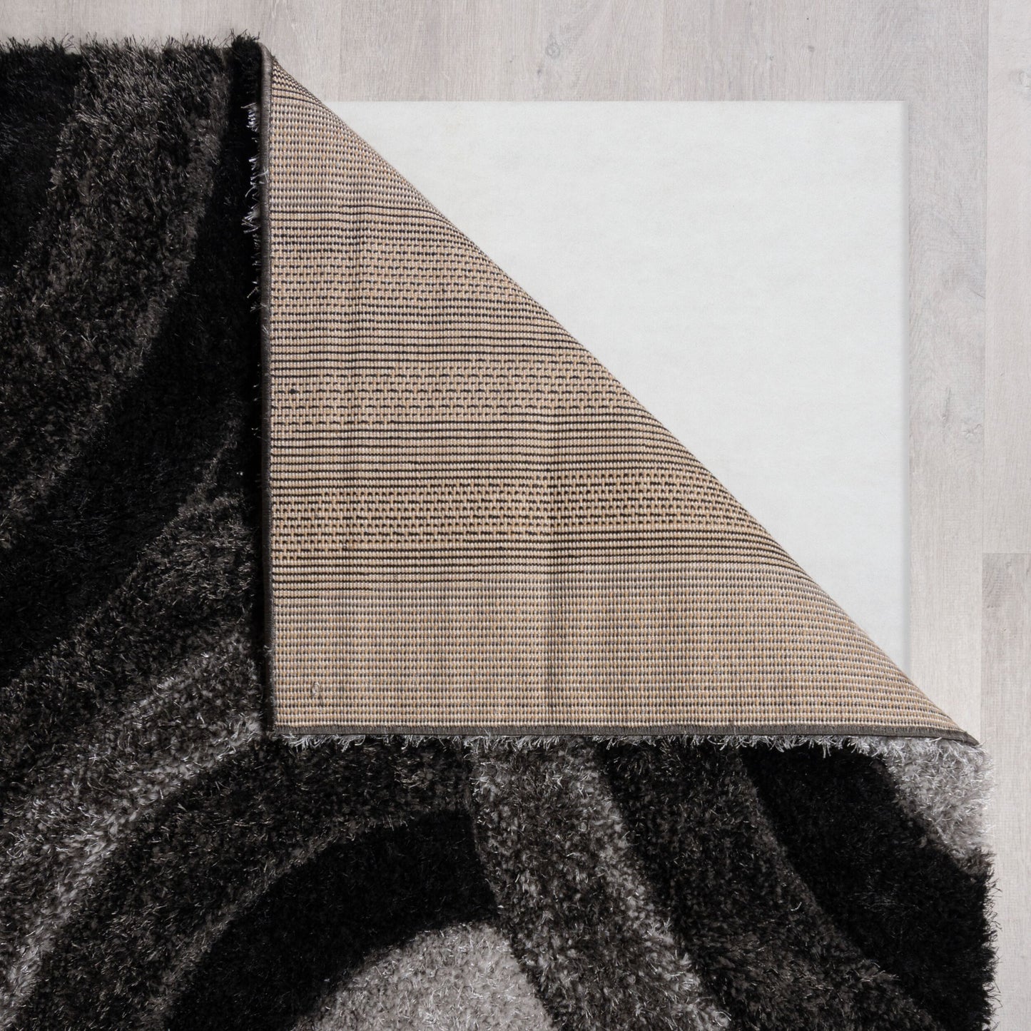 Tapis de salon épais moderne FUZZY