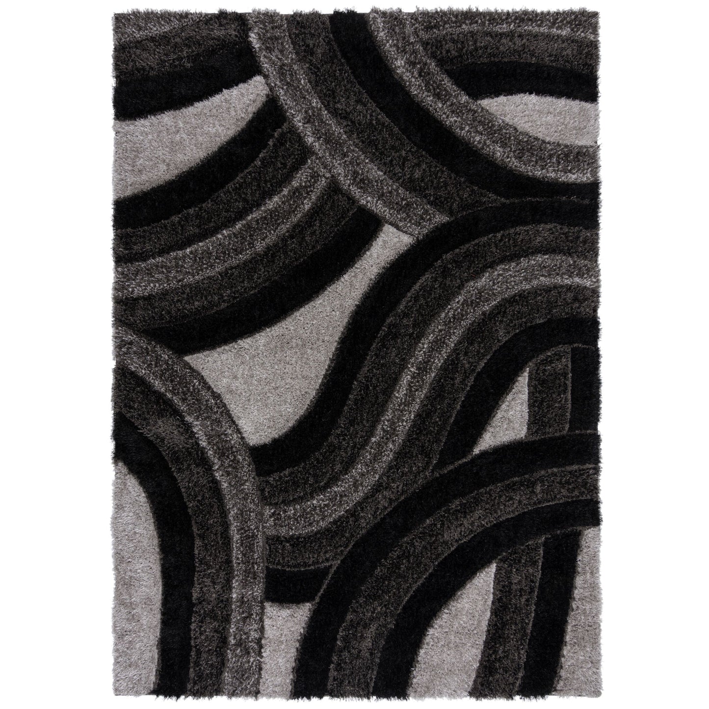 Tapis de salon épais moderne FUZZY