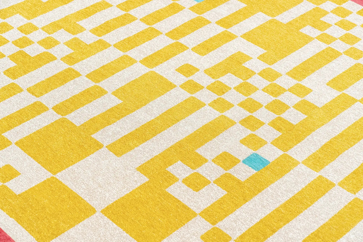Tapis tissé plat moderne CHECKMATE
