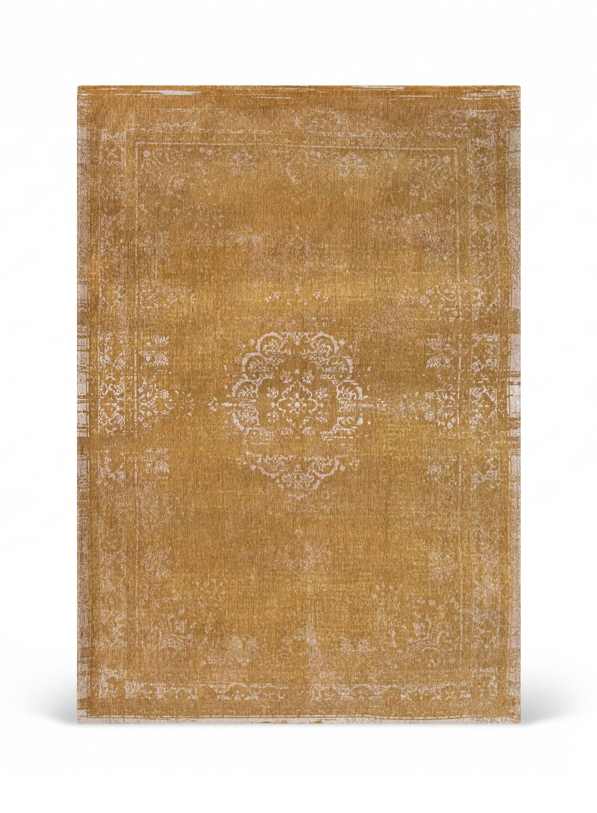 Tapis de salon et chambre tissé plat MEDAILLON