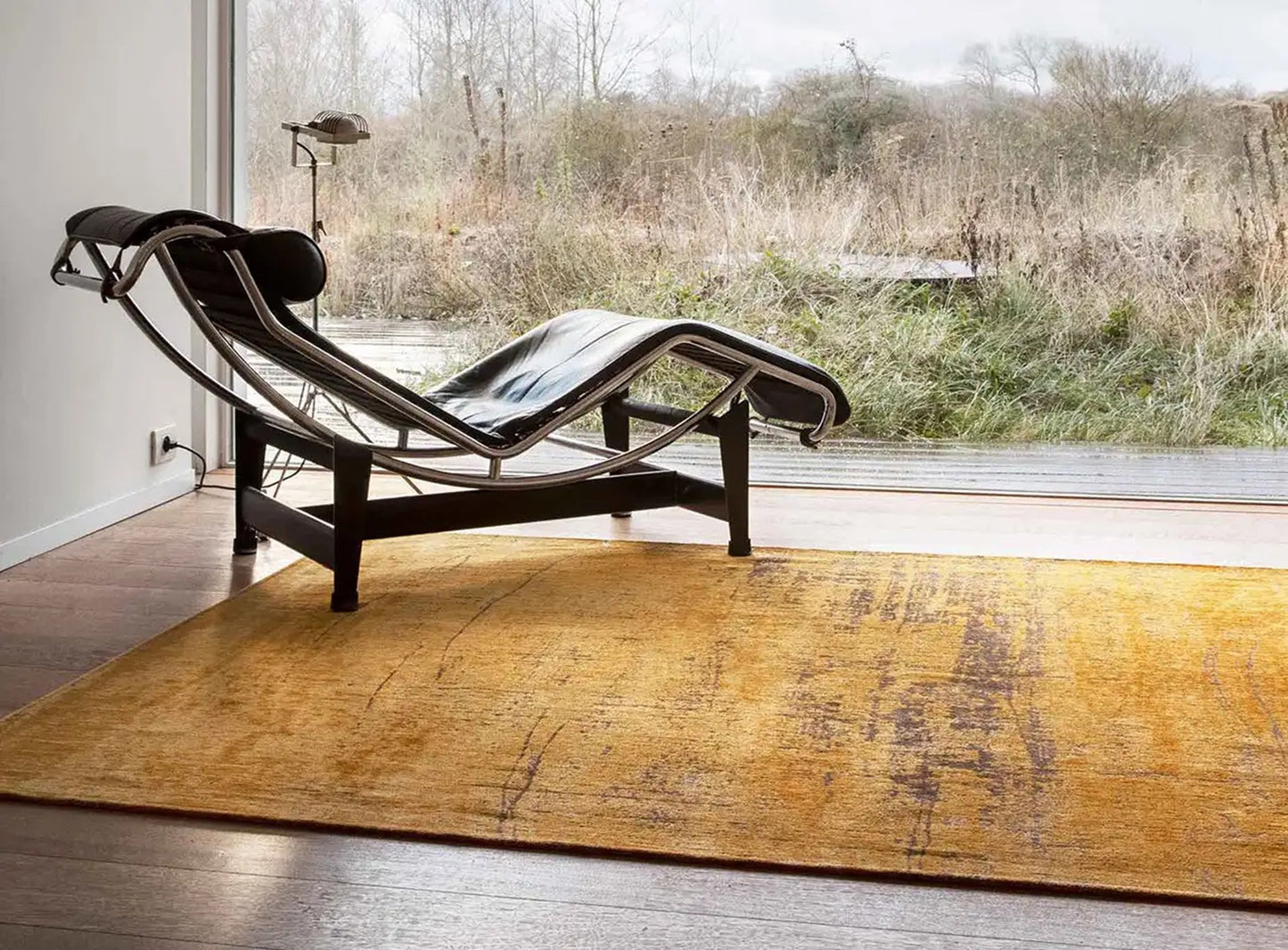 Tapis de salon et chambre tissé plat moderne GRIFF