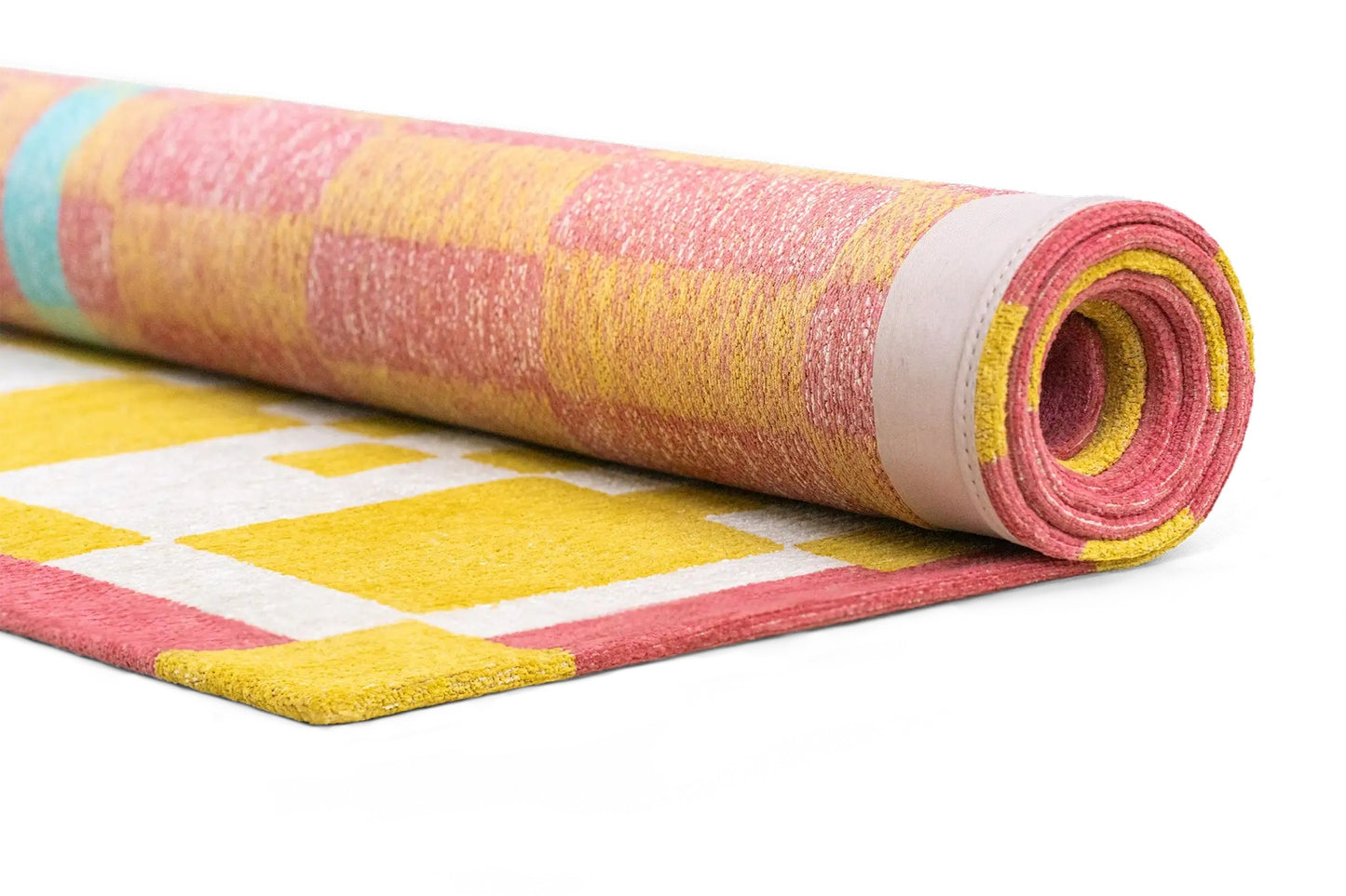Tapis tissé plat moderne CHECKMATE