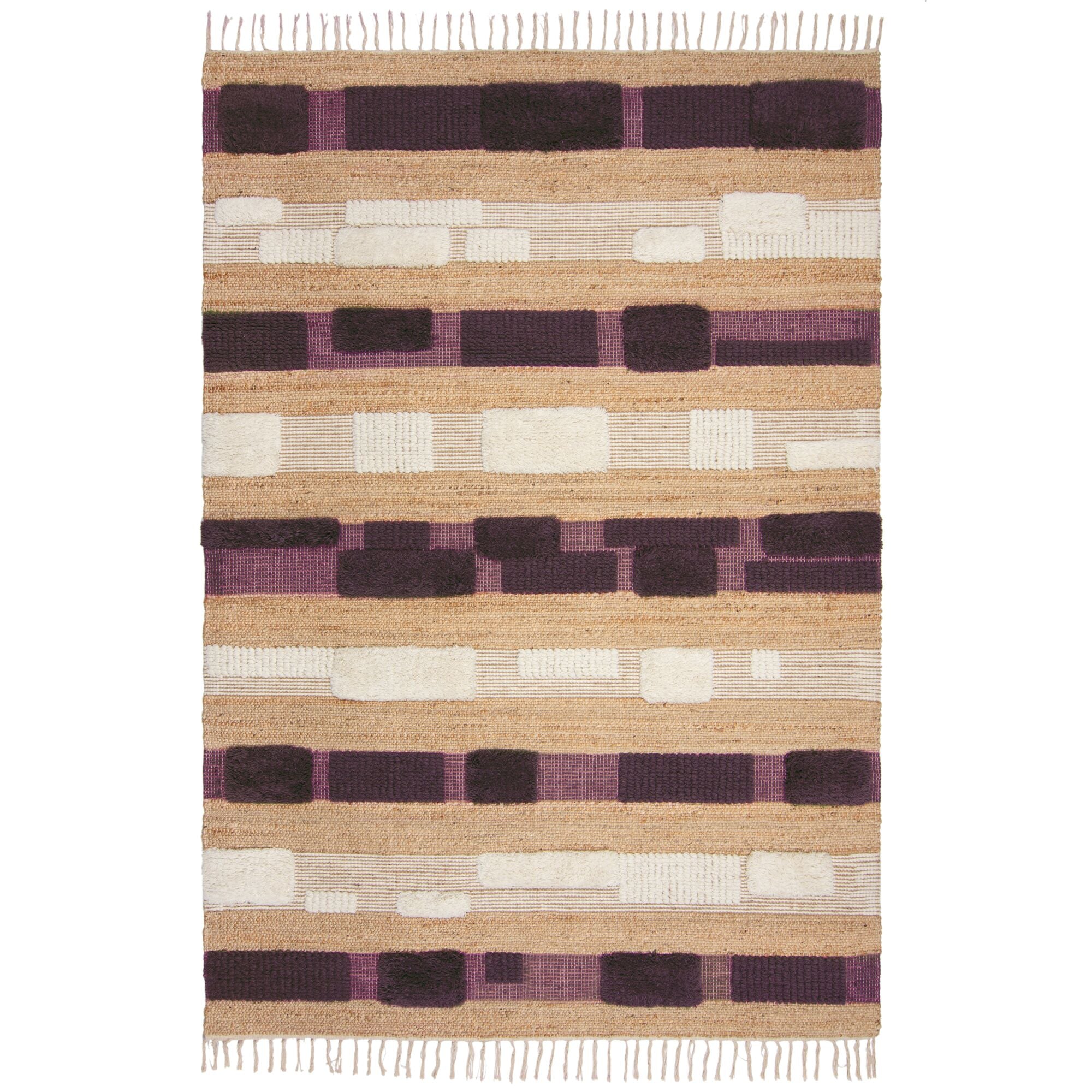 Tapis moderne en jute CASBAH