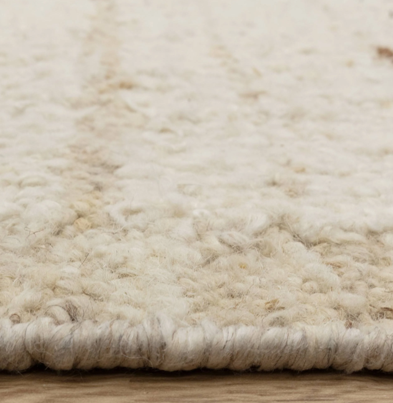 Tapis de salon en laine tissé plat JUMBLE