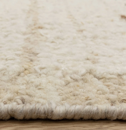 Tapis de salon en laine tissé plat JUMBLE