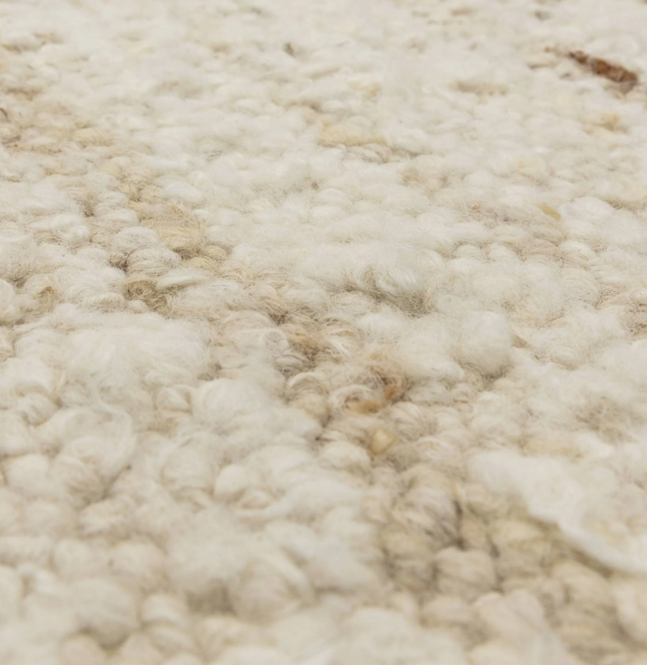 Tapis de salon en laine tissé plat JUMBLE