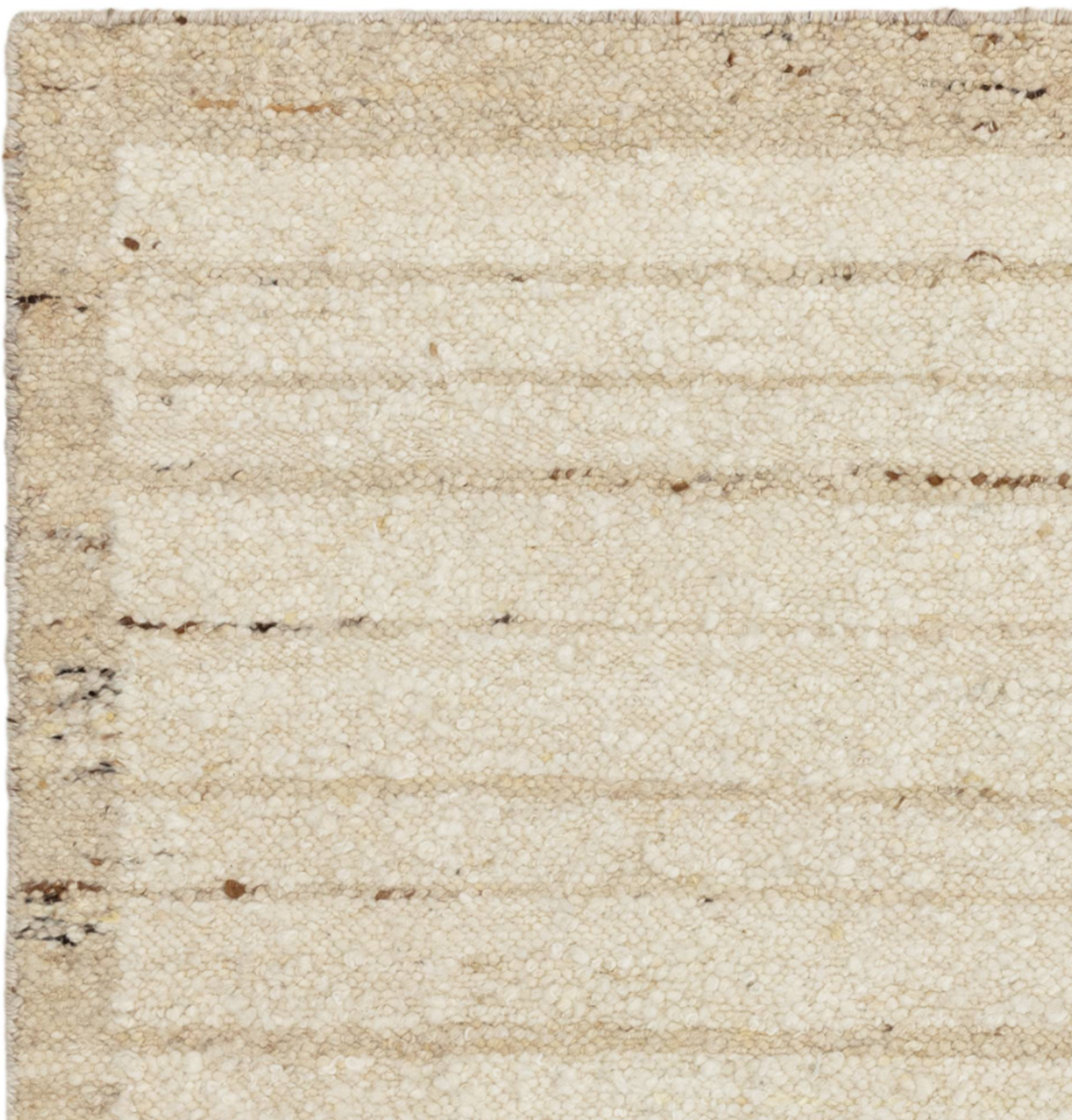 Tapis de salon en laine tissé plat JUMBLE