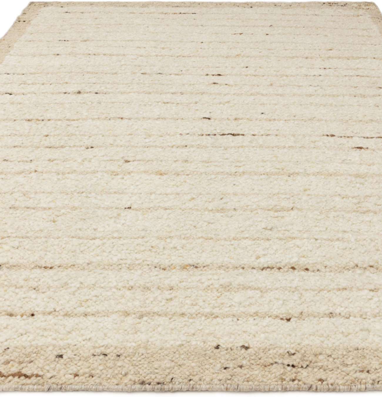 Tapis de salon en laine tissé plat JUMBLE