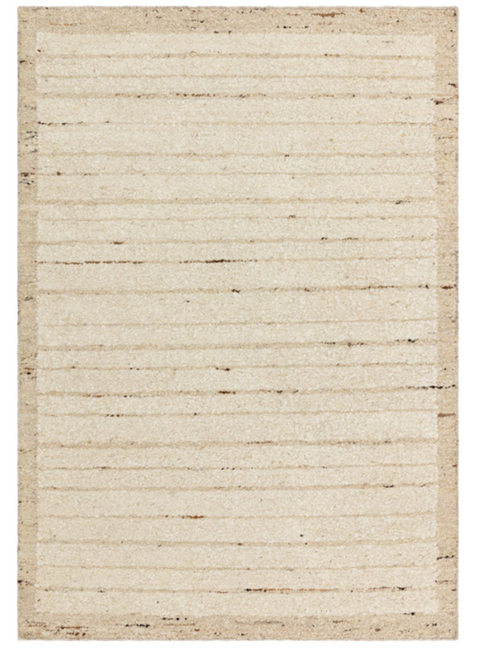 Tapis de salon en laine tissé plat JUMBLE