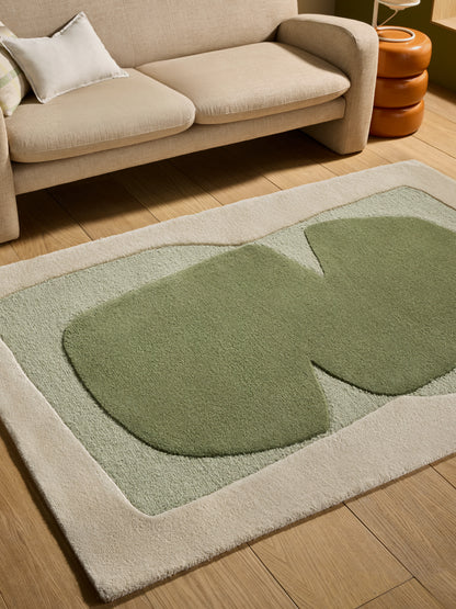 Tapis de salon et chambre en laine PENNY