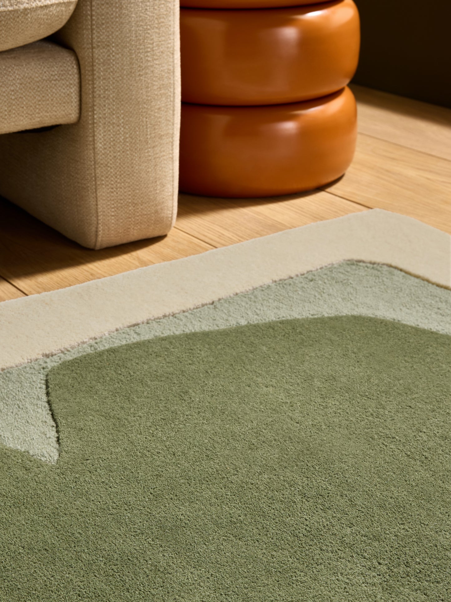 Tapis de salon et chambre en laine PENNY