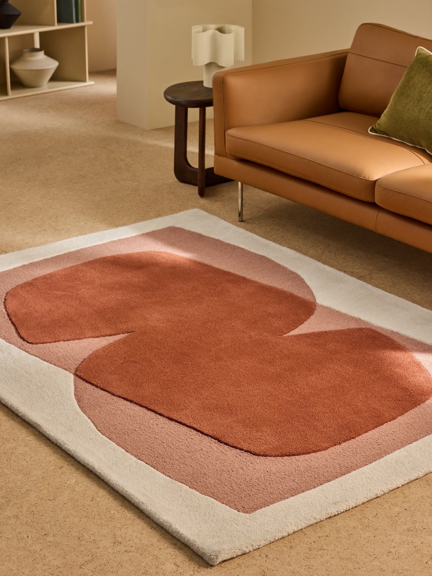 Tapis de salon et chambre en laine PENNY