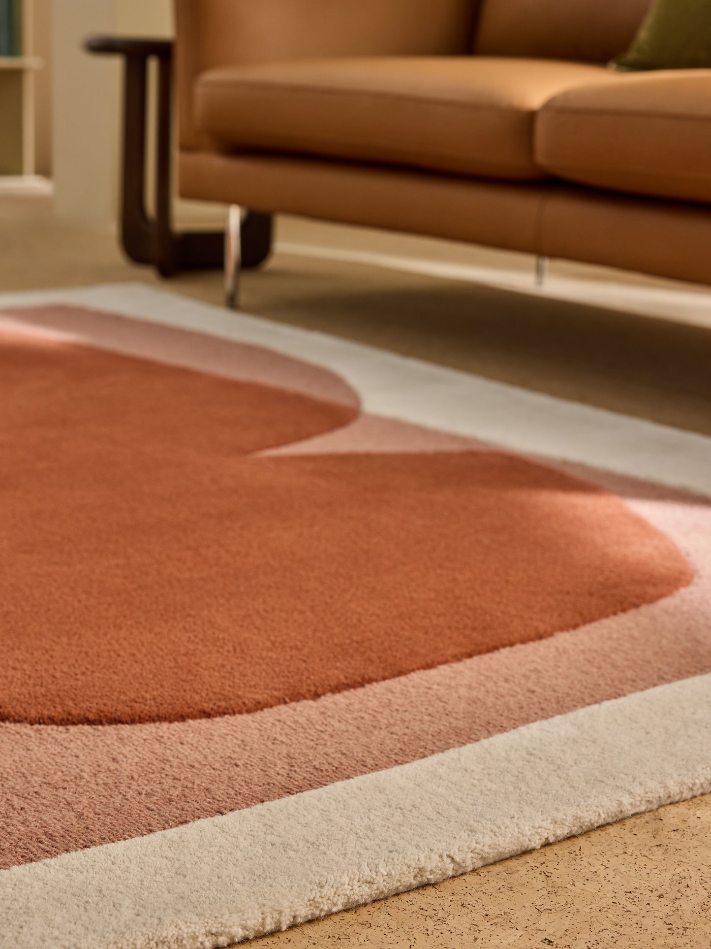 Tapis de salon et chambre en laine PENNY