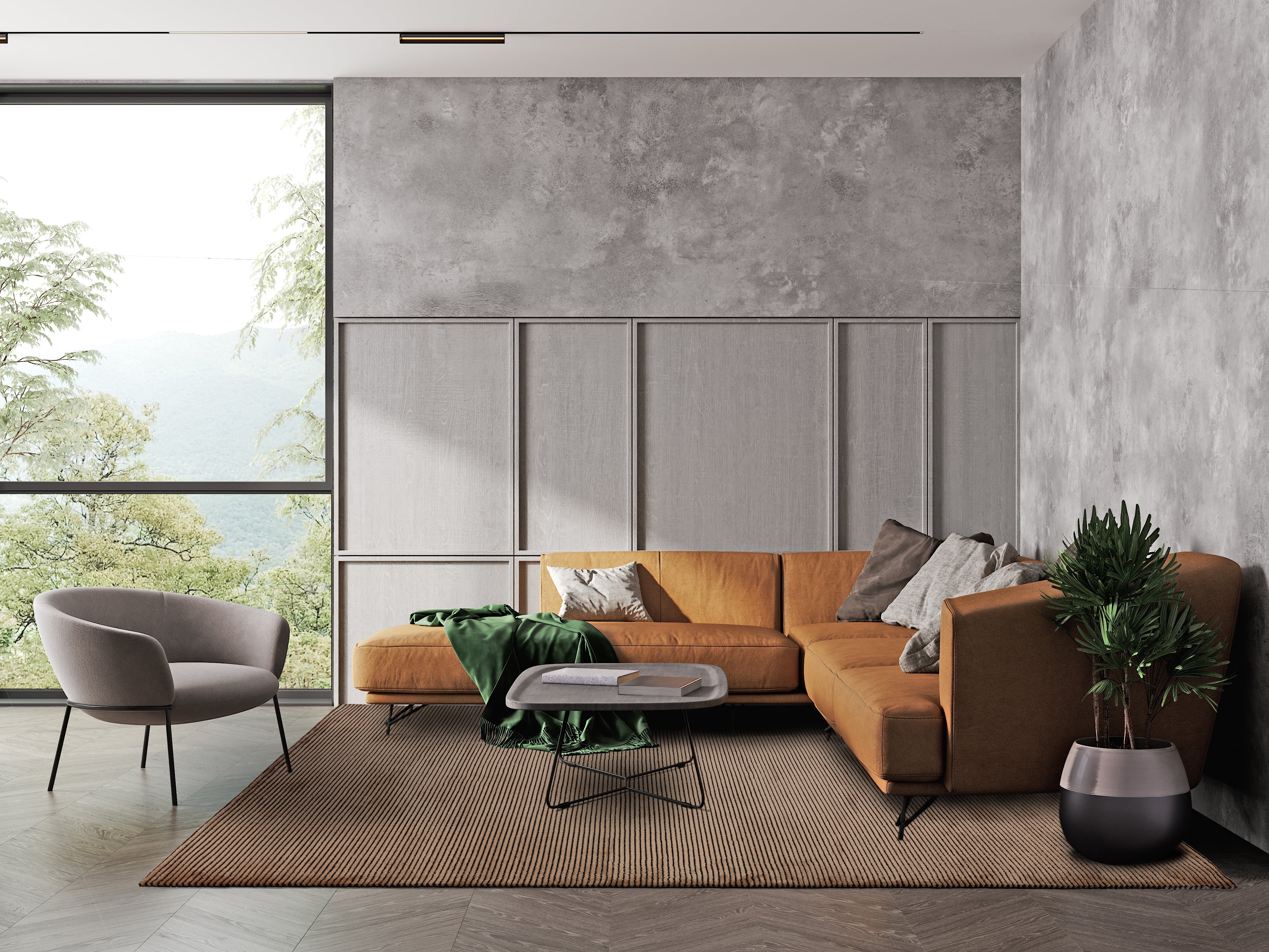 Alfombra de salón moderna y de diseño ZUKA PLAIN